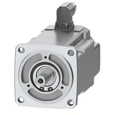 Siemens 1FK2 Servomotor, 7.1 Nm, 400/480 V, 6000 rpm, 0.57 kW, 2.4 Nm, 19 mm, B. 80 mm, L. 126 mm, L. 40 mm