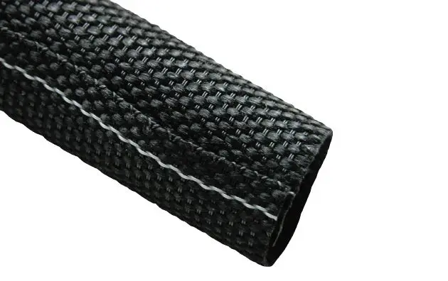 Produktfoto 1 von Tenneco 2000FR Kabel-Schutzschlauch Schwarz Polyester, Länge 25m Umflochten Dehnbar