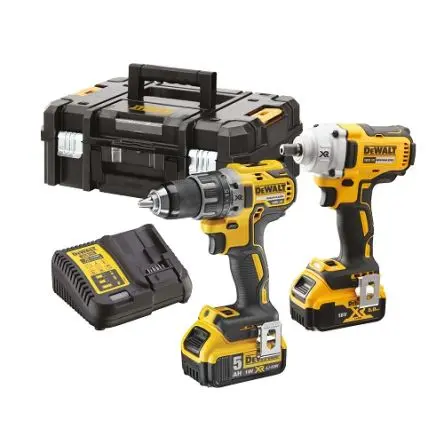 Produktfoto 1 von DeWALT Schnurlos 18V Elektrowerkzeugsatz 5 Ah Typ C - EU