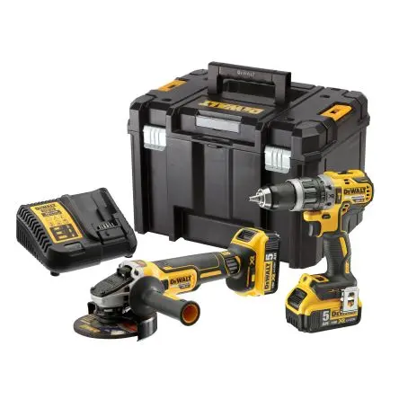 Produktfoto 1 von DeWALT Schnurlos 18V Elektrowerkzeugsatz 2-teilig 5 Ah Typ C - EU