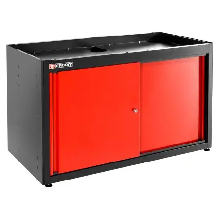 Produktfoto 1 von Facom Epoxidbeschichtetes Metall Schrank, Typ Werkzeugschrank 0 Schubladen, 840 mm x 701mm x 1.449 m
