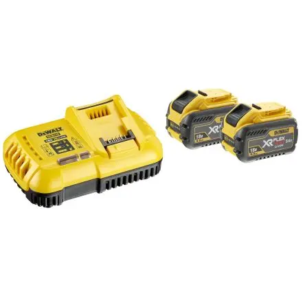 Produktfoto 1 von DeWALT Akku und Ladegerät, 18V / 9 Ah DEWALT XR