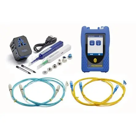 Produktfoto 1 von TREND Networks FiberMASTER Quad Light Source LWL-Prüfgerät Lichtwellen-Testkit Einzel- und Multimode USB ST, FC, LC, SC