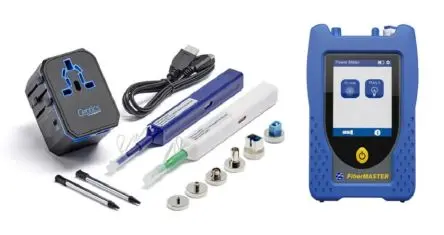 Produktfoto 1 von TREND Networks FiberMASTER Power Meter LWL-Prüfgerät Lichtwellen-Testkit Einzel- und Multimode USB FC, ST, LC, SC