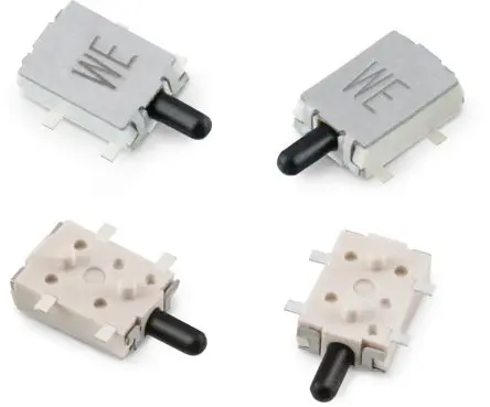 Produktfoto 1 von Wurth Elektronik Detektorschalter SMD Drucktaster, SPST Kupferlegierung, 100mA