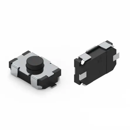 Produktfoto 1 von Wurth Elektronik IP67 Taster SPST Taster, SMD 50mA Tastend 2.3 mm Schwarz Oberfläche B. 4.1mm