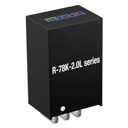 Produktfoto 1 von Recom DC/DC Konverter 1-Kanal, 2 A SIP-3 3-Pin Strom/Spannung 15V dc