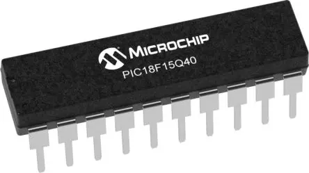 Produktfoto 1 von Microchip Mikrocontroller PIC18F15Q40 PIC18 8 bit 32kB Flash PDIP 20-Pin 64 MHz 4 kB RAM