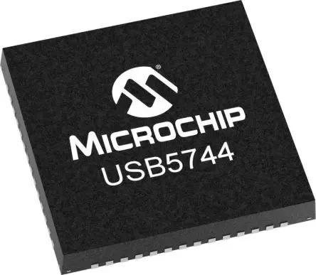 Produktfoto 1 von Microchip USB-Controller USB-Controller 5000 Mbit/s Einfach USB 3.1 56-Pin (1.44V) (3.3 V), VQFN