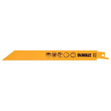 Produktfoto 1 von DeWALT Bimetall Metall Säbelsägeblatt / 18 TPI 460 mm 5