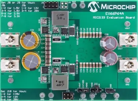 Produktfoto 1 von Microchip MIC2133 Evaluierungsplatine, MIC2133 Evaluierungsplatine Abwärtsregler, für MIC2133