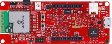 Microchip WBZ451 Curiosity Board Entwicklungsboard WBZ451 Entwicklungsboard Entwicklungsboard für WBZ451, ZigBee,