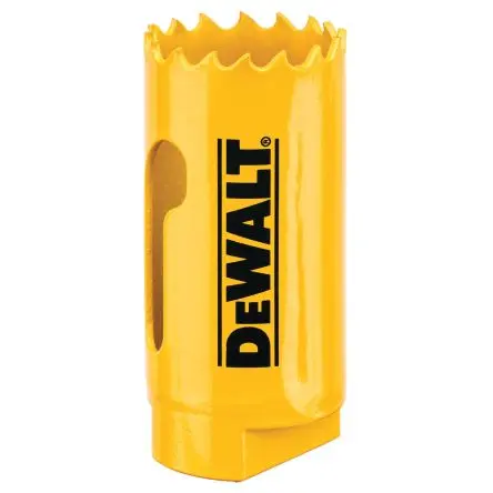 Produktfoto 1 von DeWALT, Ø 27 mm Bimetall Lochsäge Metall, Polyvinylchlorid 1-Stk. / Bohrtiefe 44 mm