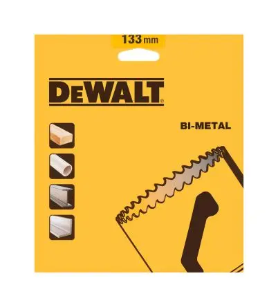 Produktfoto 1 von DeWALT, Ø 133 mm Bimetall Lochsäge Metall, Polyvinylchlorid 1-Stk. / Bohrtiefe 44 mm