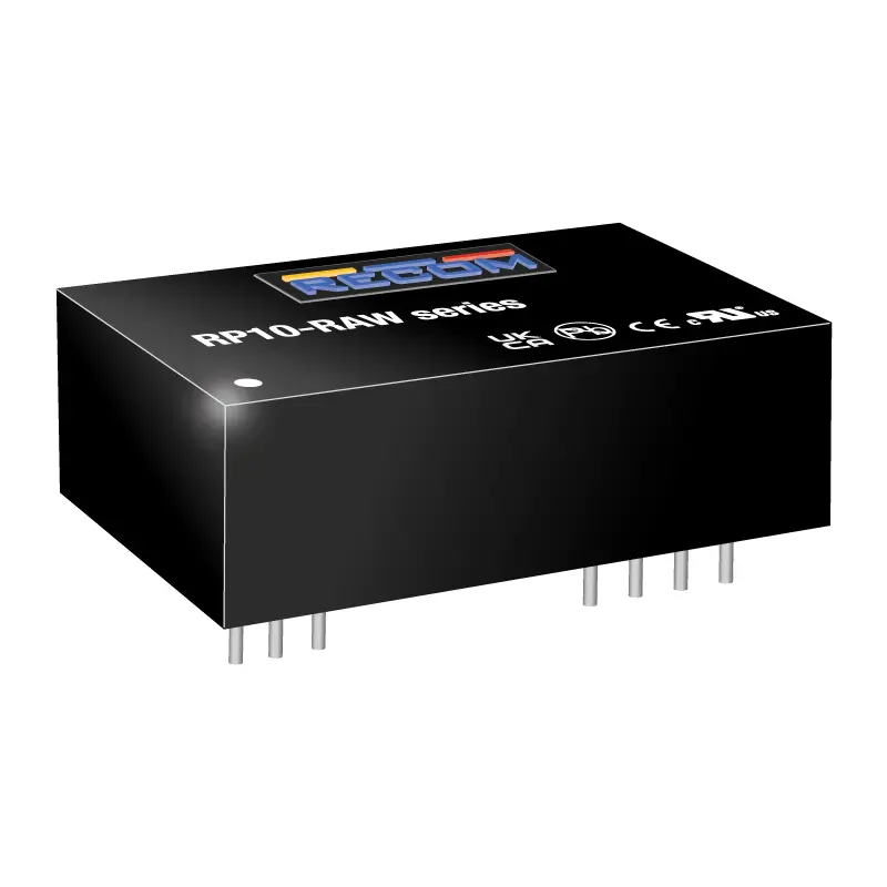 Recom RP10-RAW DC/DC-Wandler 10W 110 V dc IN, 15V dc OUT / 670mA Durchsteckmontage