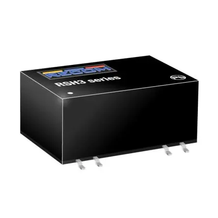 Produktfoto 1 von Recom RSH3 DC/DC Konverter, 5V dc OUT 600 mA Oberfläche 36V dc 2 kV ac 3 W -40 °C 81 °C