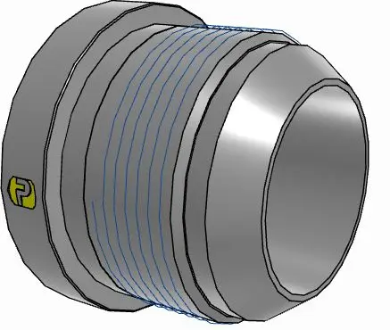 Produktfoto 1 von Parker Stecker aus Stahl