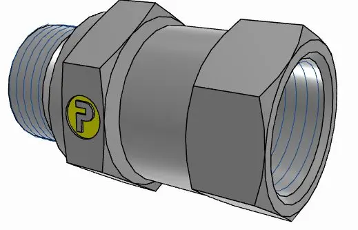 Produktfoto 1 von Parker Stecker aus Stahl
