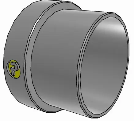 Produktfoto 1 von Parker, Hydraulikanschluss, Rohr-Übergangsmuffe 27.8 mm Außen-ø  19 mm, Stahl
