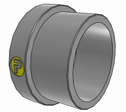 Produktfoto 1 von Parker, Hydraulikanschluss, Rohr-Übergangsmuffe 38.9 mm Außen-ø  23.1mm, Stahl