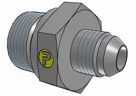Produktfoto 1 von Parker Stecker aus Stahl