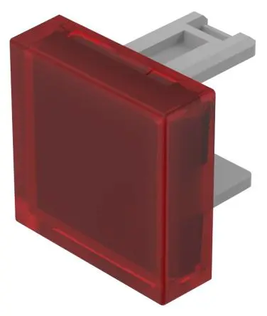 Produktfoto 1 von EAO für Druckknopf Rot Vierkant Druckschalterlinse