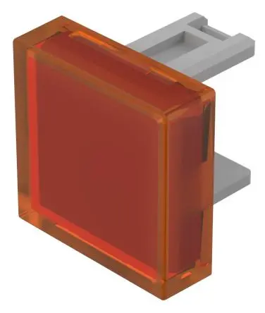 Produktfoto 1 von EAO für Druckknopf Orange Vierkant Druckschalterlinse