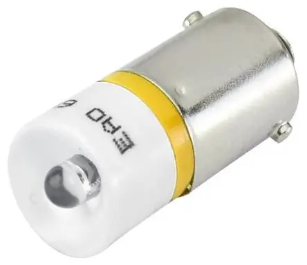 Produktfoto 1 von EAO LED Leuchtmittel Gelb, 28V ac/dc x 587 nm 270mcd