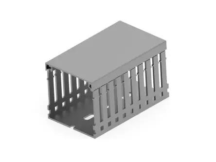 Produktfoto 1 von Entrelec Kabelkanalzubehör, Polyvinylchlorid 60 mm 60mm