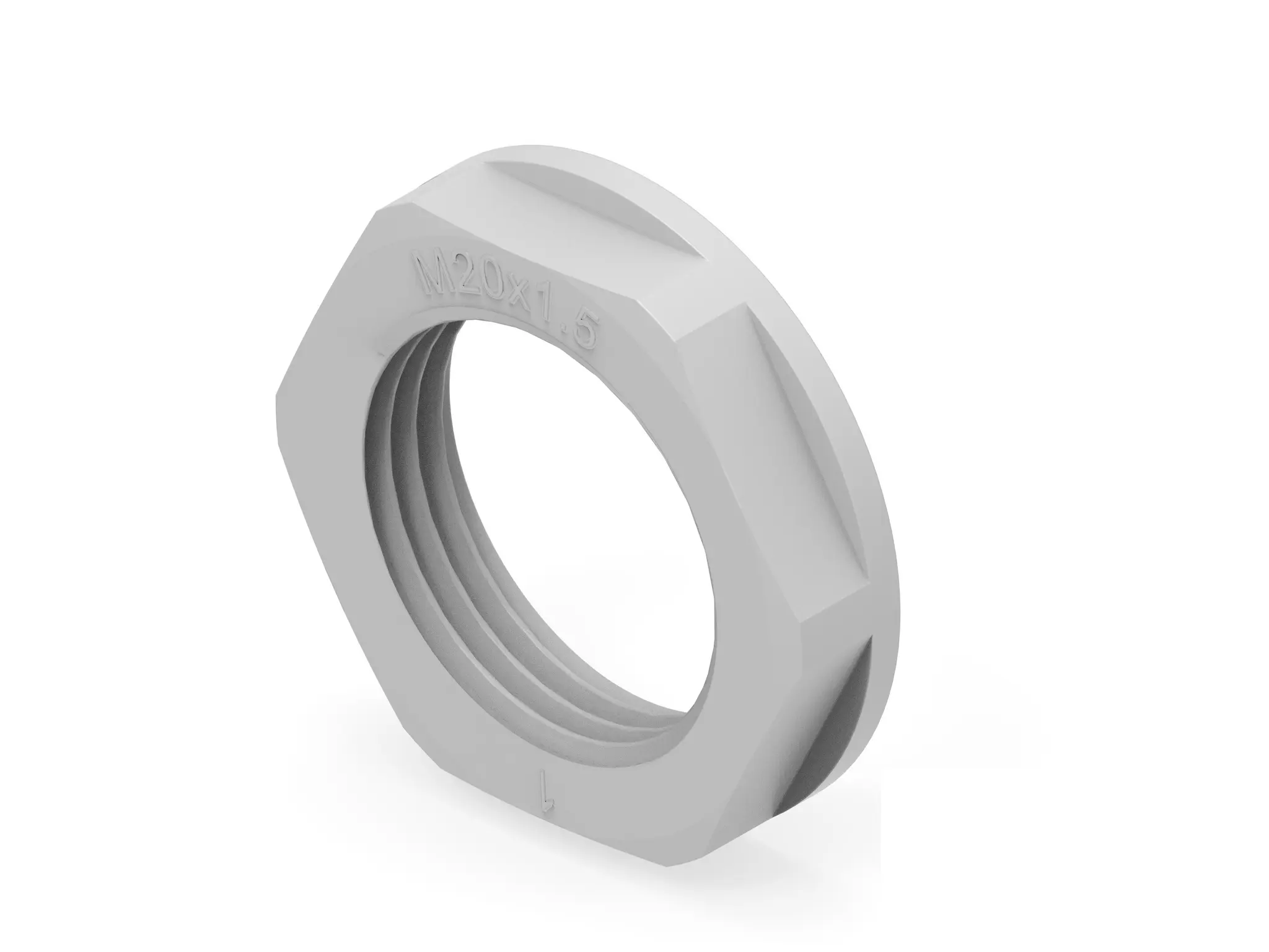 Produktfoto 1 von Entrelec 1SNG60700 Kabelverschraubung Mutter M20 Polyamid 6 Hellgrau IP68, IP66 -20 °C / 100 °Cmax.