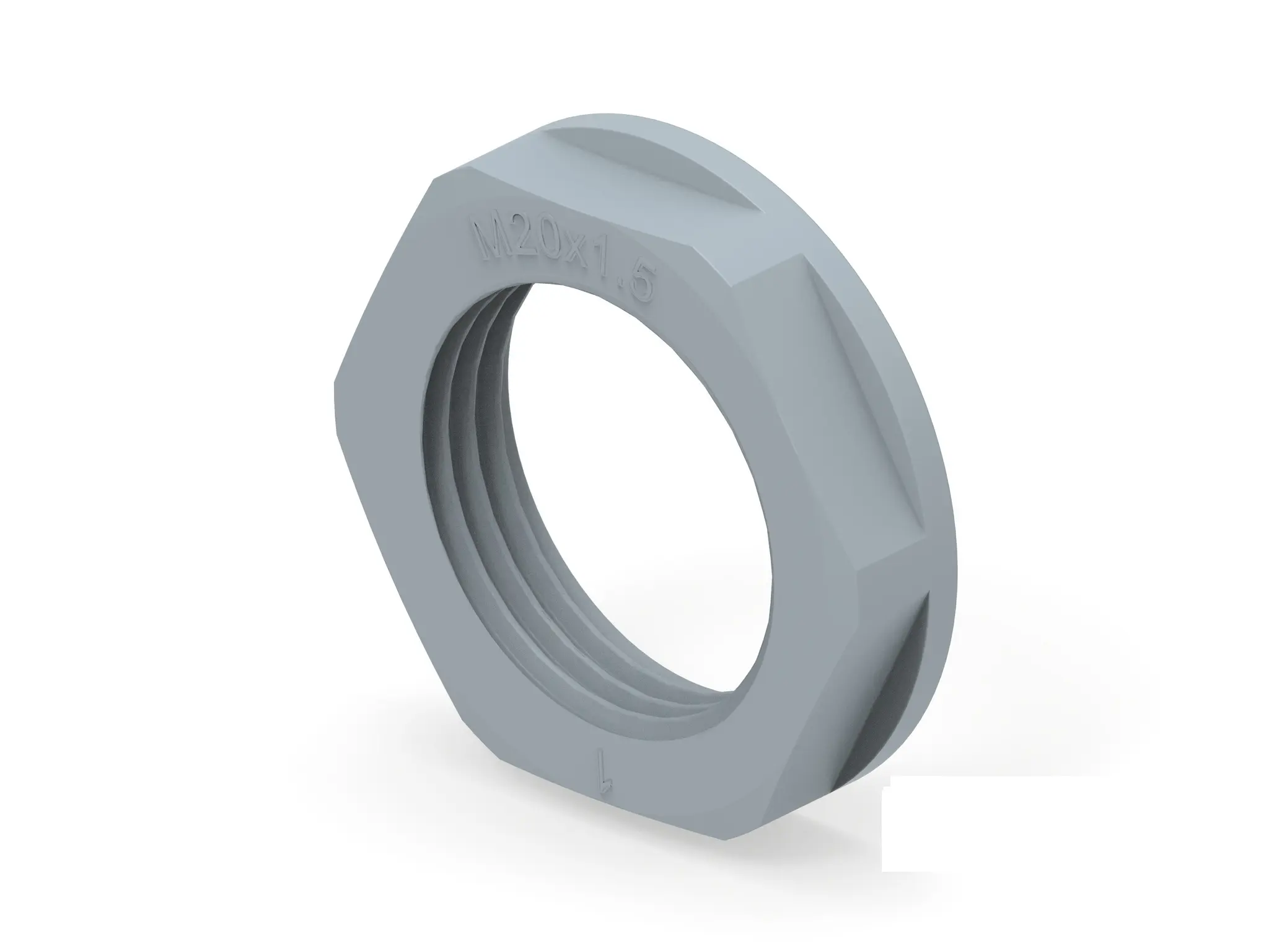Produktfoto 1 von Entrelec 1SNG60700 Kabelverschraubung Mutter M20 Polyamid 6 Grau IP68, IP66 -20 °C / 100 °Cmax.