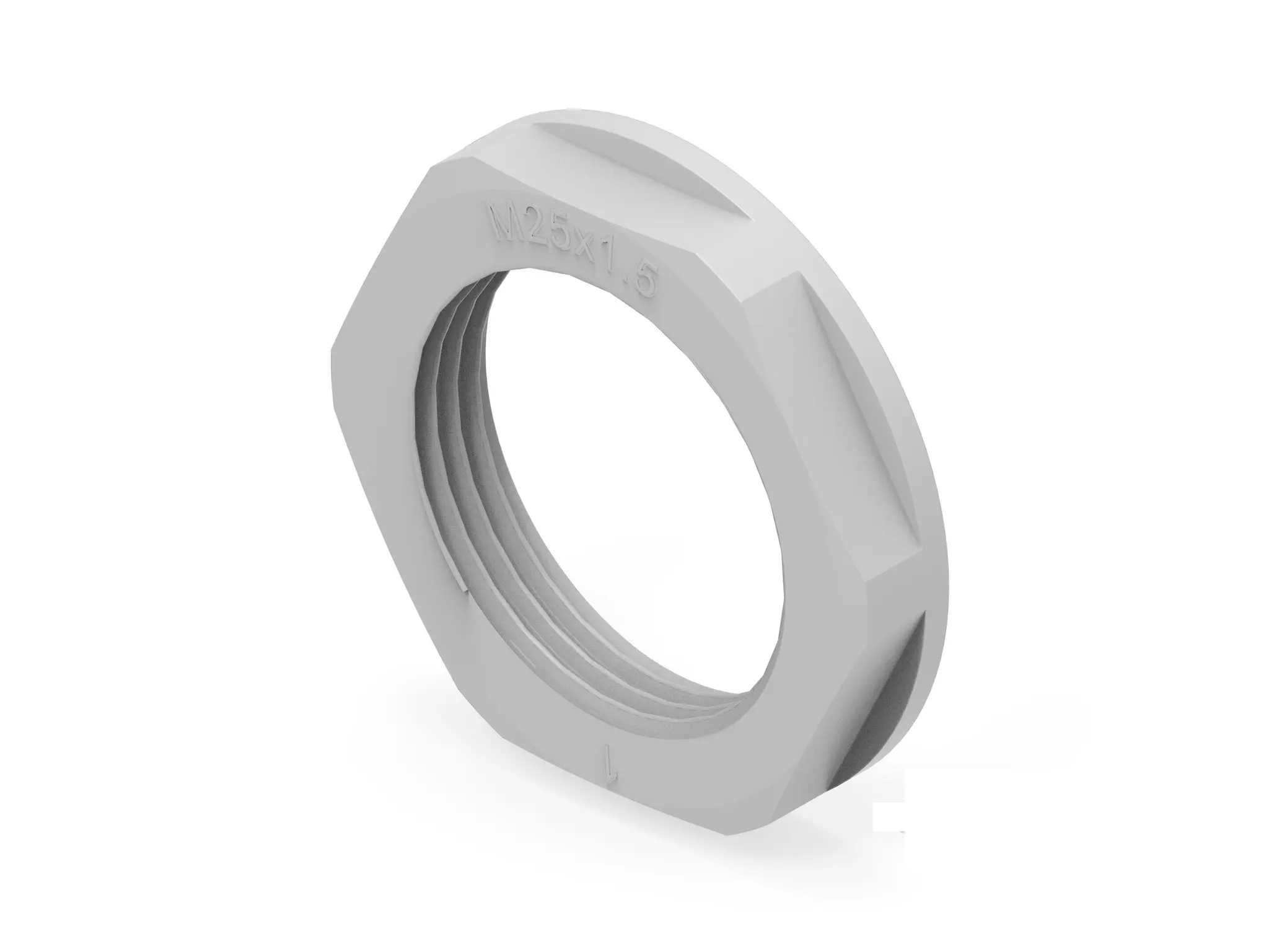 Produktfoto 1 von Entrelec 1SNG60701 Kabelverschraubung Mutter M25 Polyamid 6 Hellgrau IP68, IP66 -20 °C / 100 °Cmax.