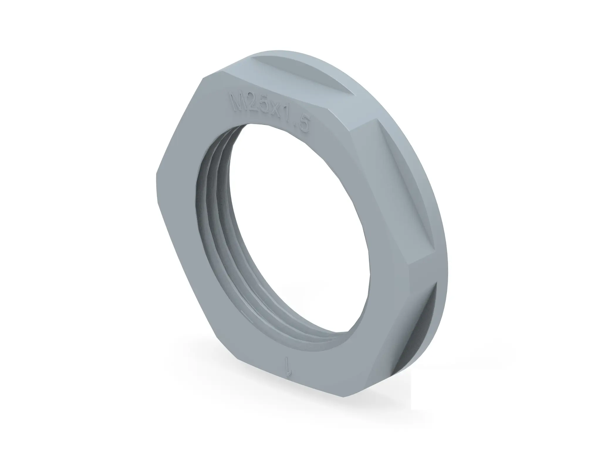Produktfoto 1 von Entrelec 1SNG60701 Kabelverschraubung Mutter M25 Polyamid 6 Grau IP68, IP66 -20 °C / 100 °Cmax.