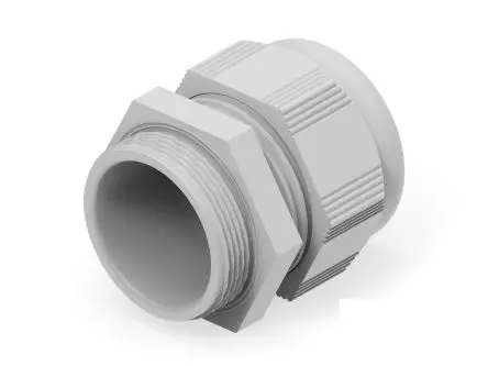 Produktfoto 1 von Entrelec 1SNG Kabelverschraubung, M40 Polyamid 6 Hellgrau 19 mm/ 28 mm, IP68, IP66