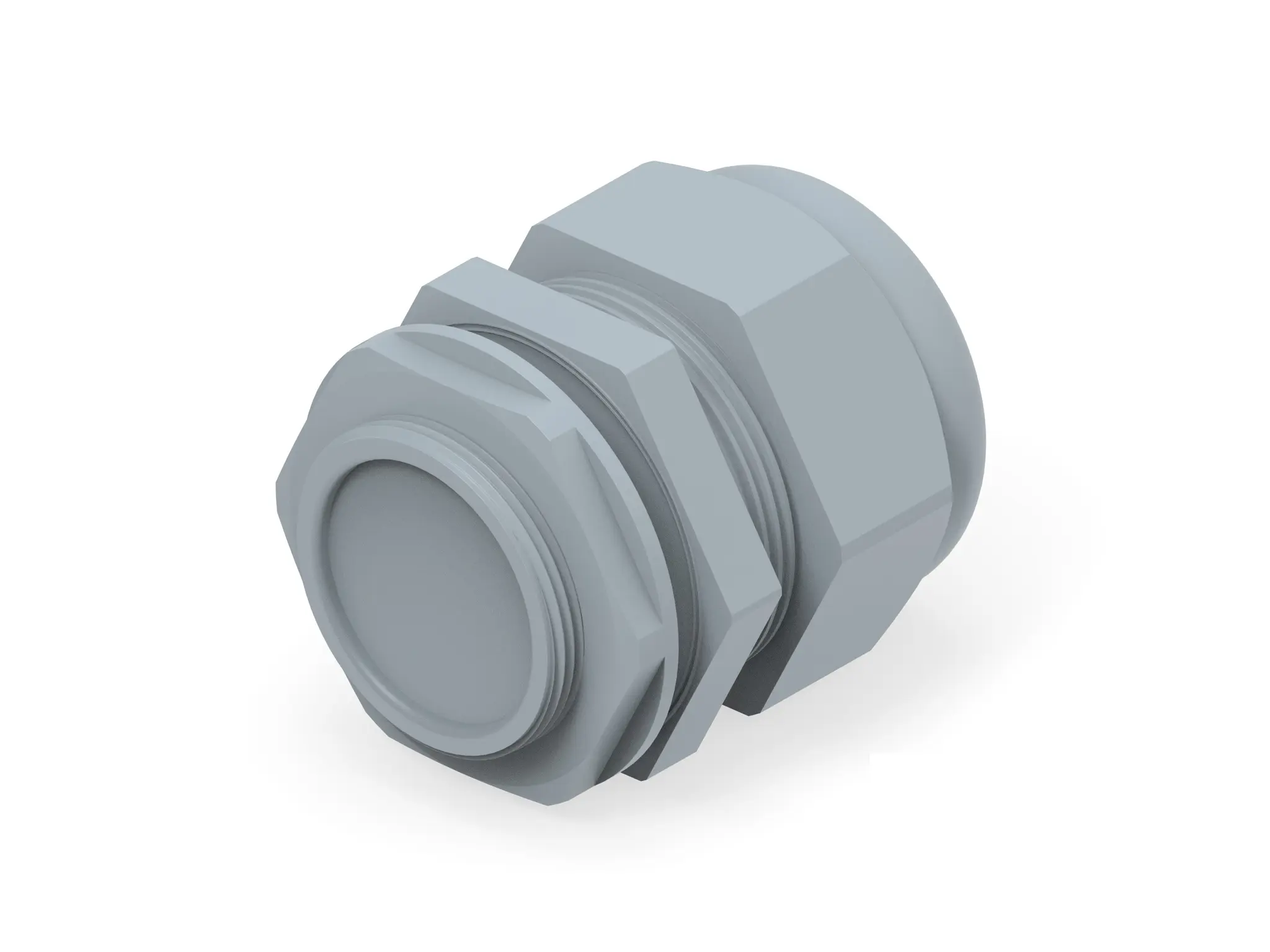 Produktfoto 1 von Entrelec 1SNG Kabelverschraubung, M40 Polyamid 6 Grau 22 mm/ 32 mm, IP66, IP68