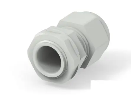 Produktfoto 1 von Entrelec 1SNG Kabelverschraubung, PG11 Polyamid 6 Hellgrau 5 mm/ 10 mm, IP68, IP66