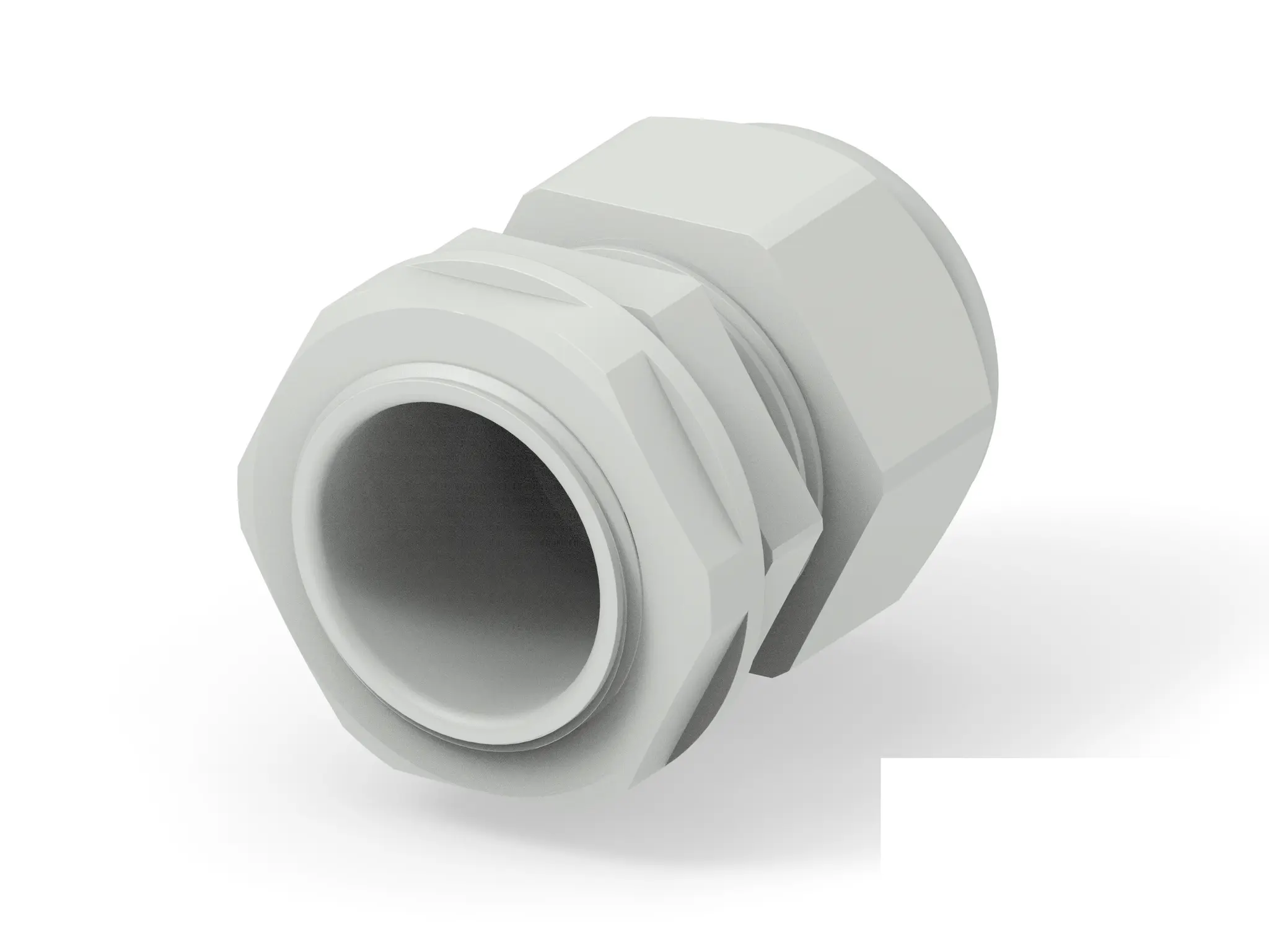 Produktfoto 1 von Entrelec 1SNG Kabelverschraubung, PG21 Polyamid 6 Hellgrau 13 mm/ 18 mm, IP68, IP66