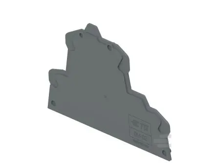 Produktfoto 1 von Entrelec EK4-D2 Polyamid Abschlussstück für PI-Federklemmenblöcke