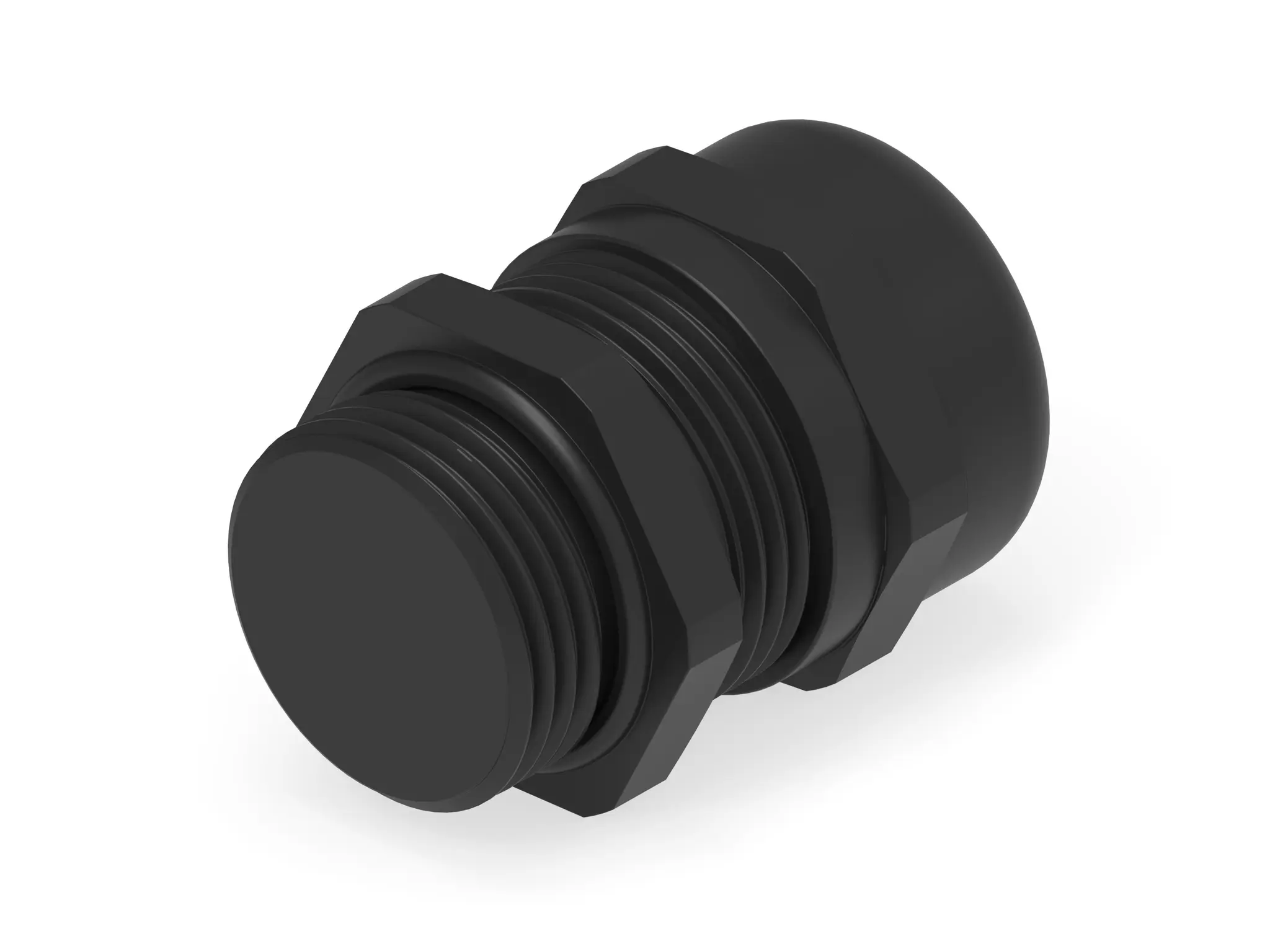 Produktfoto 1 von Entrelec 1SNG Kabelverschraubung, M16 Polyamid 6 Schwarz 4 mm/ 8 mm, IP66, IP68