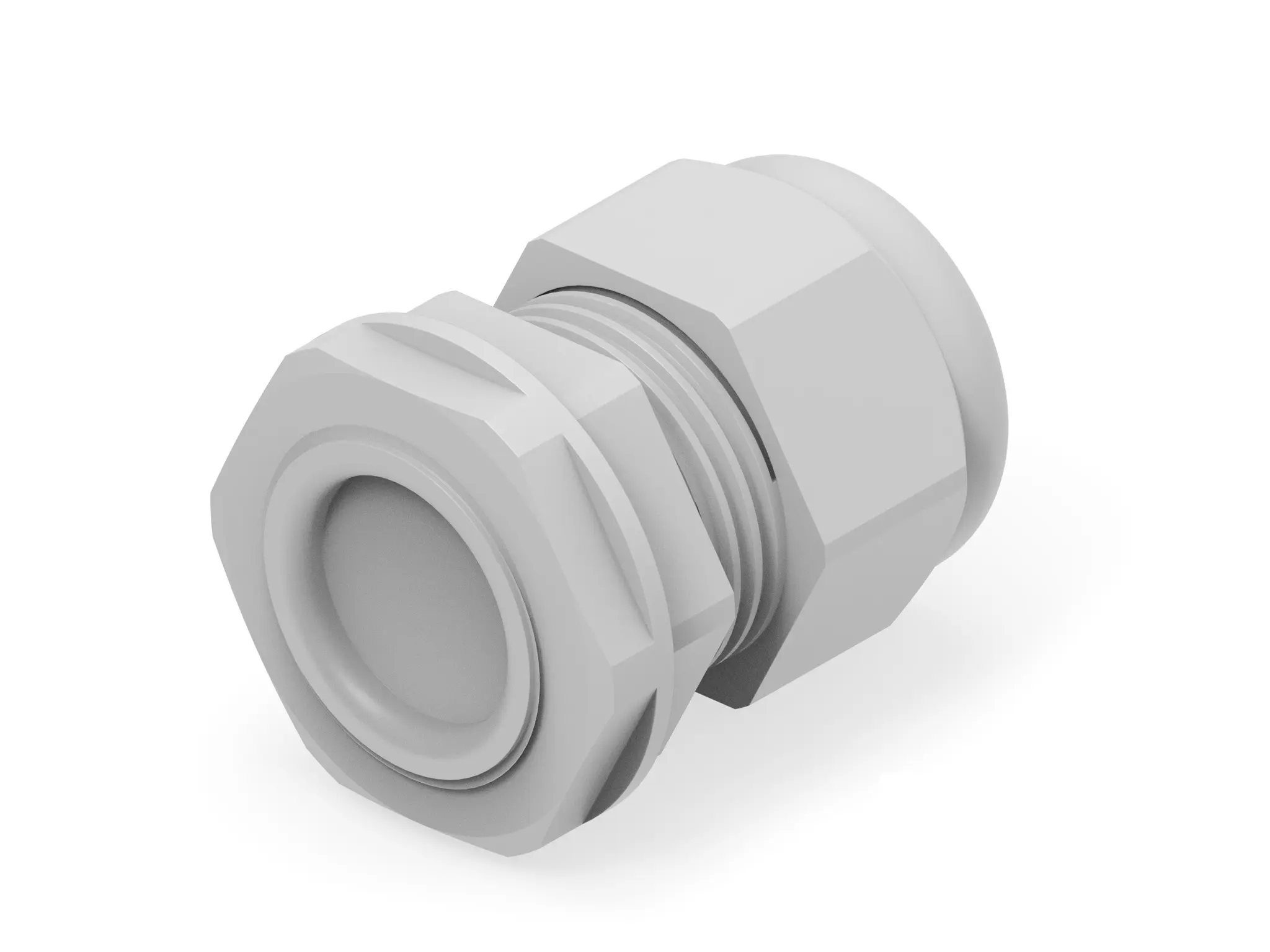Produktfoto 1 von Entrelec 1SNG Kabelverschraubung, M25 Polyamid 6 Hellgrau 11 mm/ 17 mm, IP68, IP66