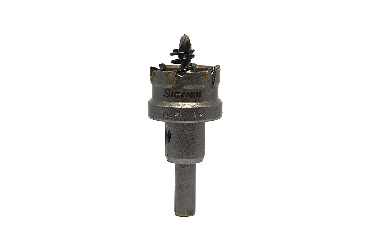 Produktfoto 1 von Starrett Edelstahl  Vorbohrer-Dorn mit Zentrierbohrer, Ø 32mm / Bohrtiefe 16mm