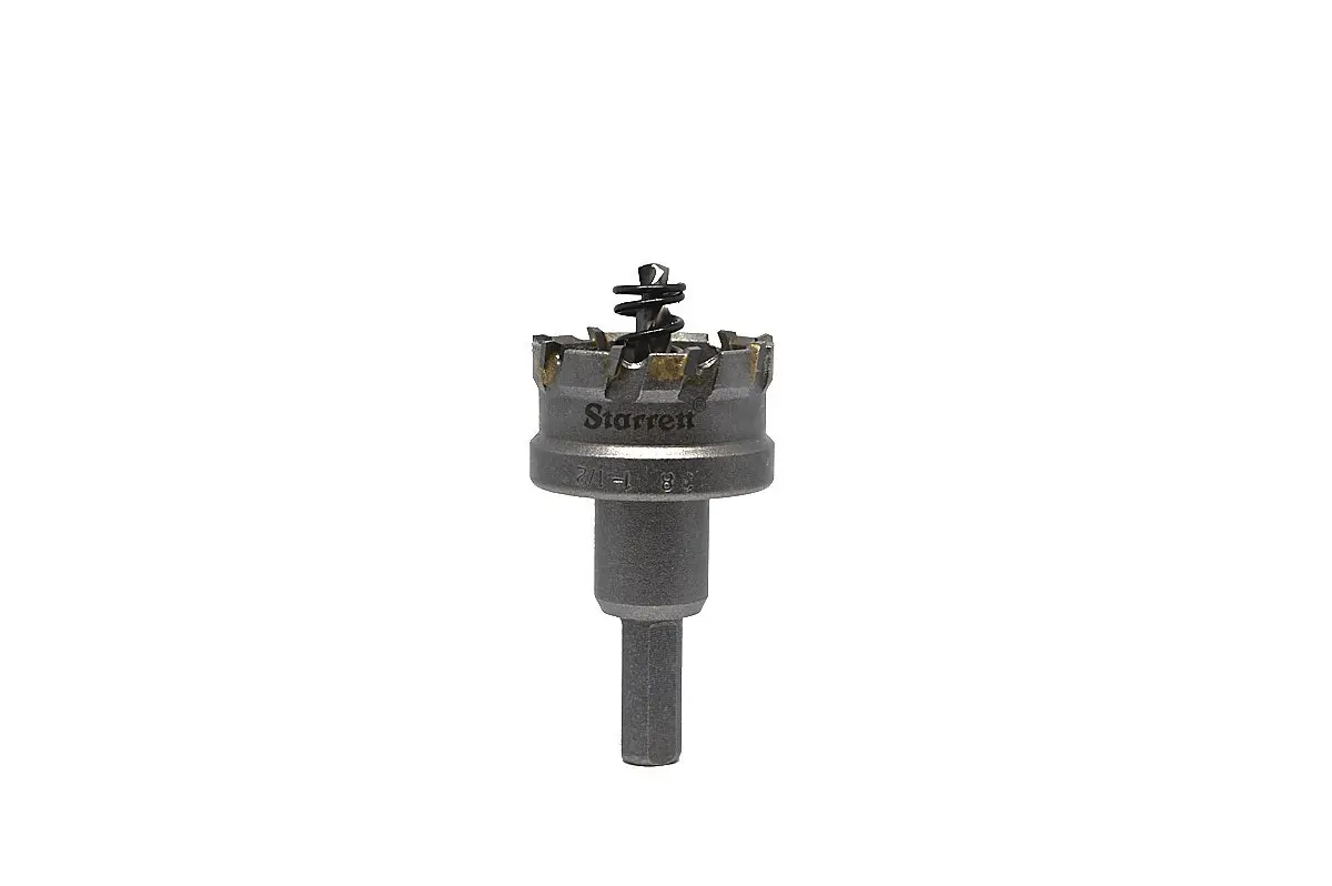 Produktfoto 1 von Starrett Edelstahl  Vorbohrer-Dorn mit Zentrierbohrer, Ø 38mm / Bohrtiefe 16mm