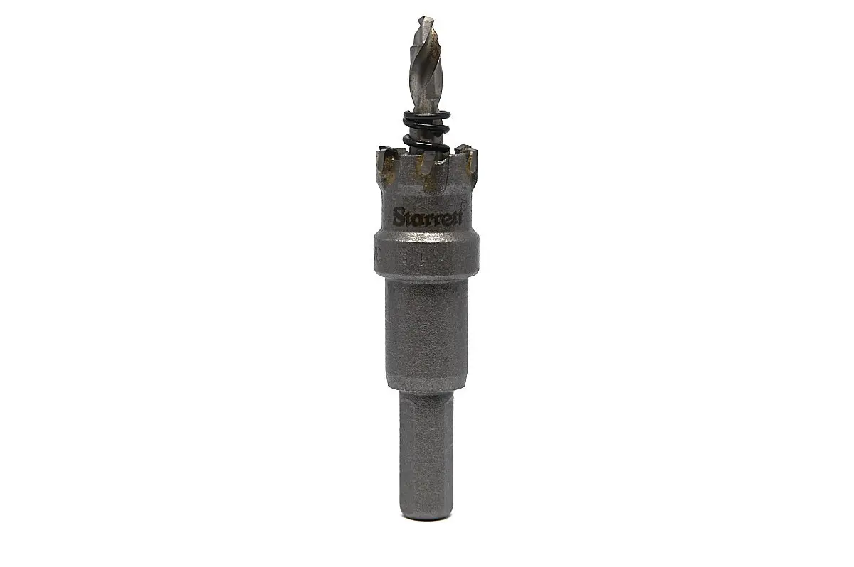 Produktfoto 1 von Starrett Edelstahl  Vorbohrer-Dorn mit Zentrierbohrer, Ø 19mm / Bohrtiefe 16mm