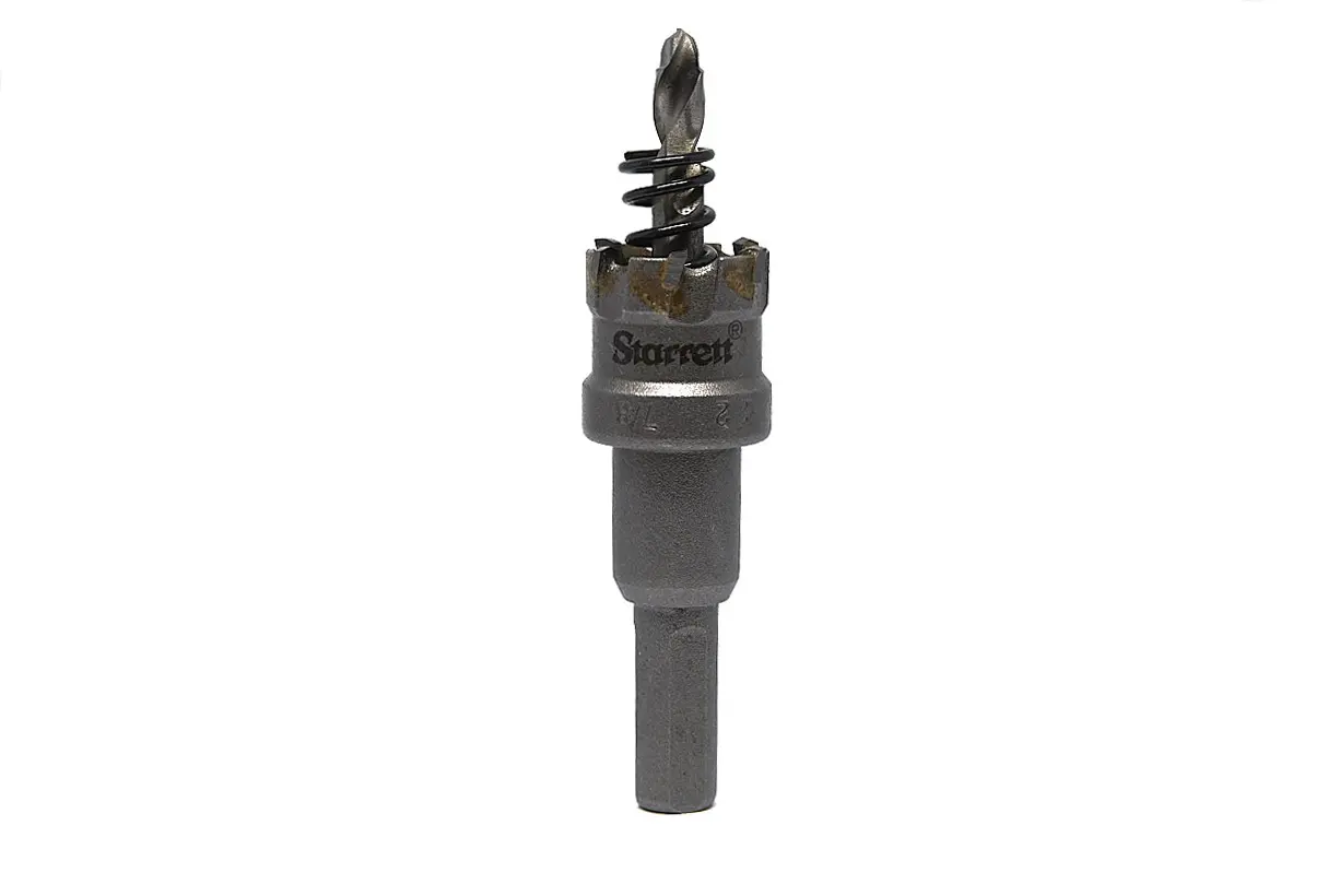 Produktfoto 1 von Starrett Edelstahl  Vorbohrer-Dorn mit Zentrierbohrer, Ø 22mm / Bohrtiefe 16mm