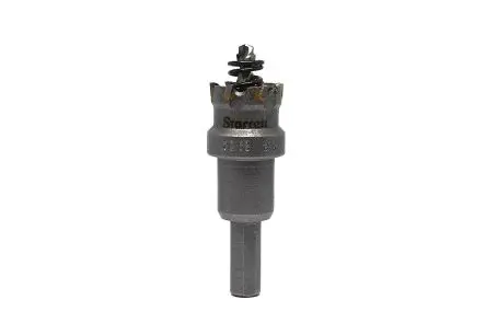 Starrett, Ø 23 mm Edelstahl Lochsäge Zentrierbohrer inkl. Nichteisenmetall, Verstärktes Gewebe, Nichteisen-Leichtmetall,