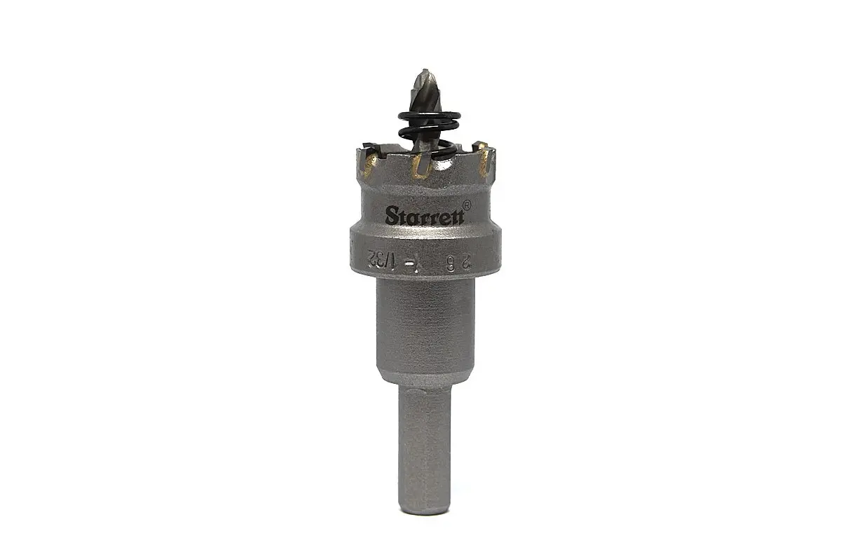 Produktfoto 1 von Starrett Edelstahl  Vorbohrer-Dorn mit Zentrierbohrer, Ø 26mm / Bohrtiefe 16mm