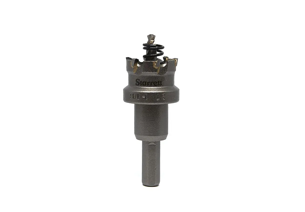 Produktfoto 1 von Starrett Edelstahl  Vorbohrer-Dorn mit Zentrierbohrer, Ø 27mm / Bohrtiefe 16mm