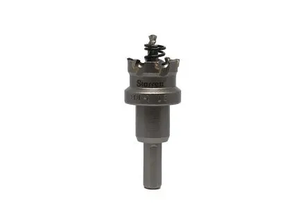 Produktfoto 1 von Starrett, Ø 27 mm Edelstahl Lochsäge Zentrierbohrer inkl. 100-Stk. / Bohrtiefe 16 mm