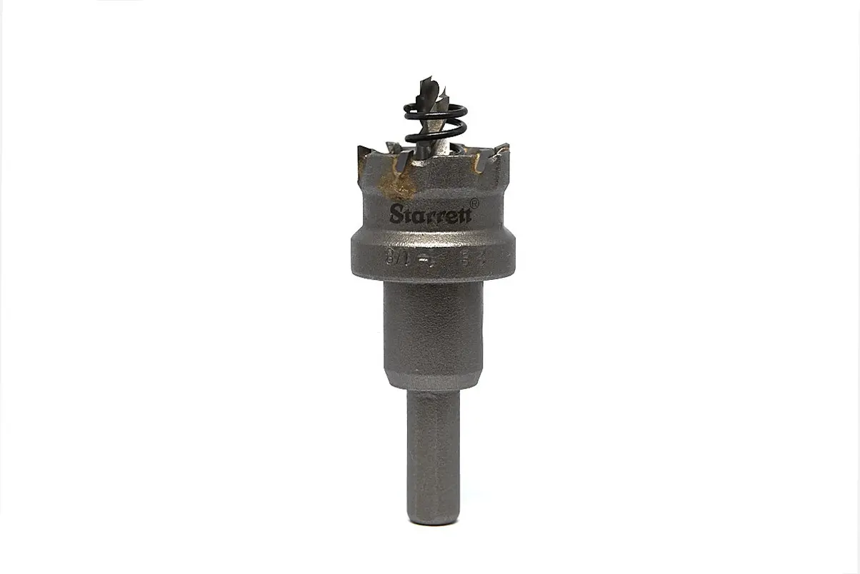 Produktfoto 1 von Starrett Edelstahl  Vorbohrer-Dorn mit Zentrierbohrer, Ø 28mm / Bohrtiefe 16mm