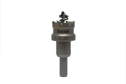Produktfoto 1 von Starrett, Ø 28 mm Edelstahl Lochsäge Zentrierbohrer inkl. Gusseisen und Glasfasern, Nichteisenmetall,